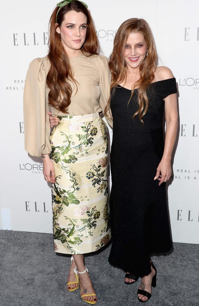 Lisa Marie with her eldest daughter, Riley Keough. Picture: Frederick M. Brown / Getty Images / AFP.