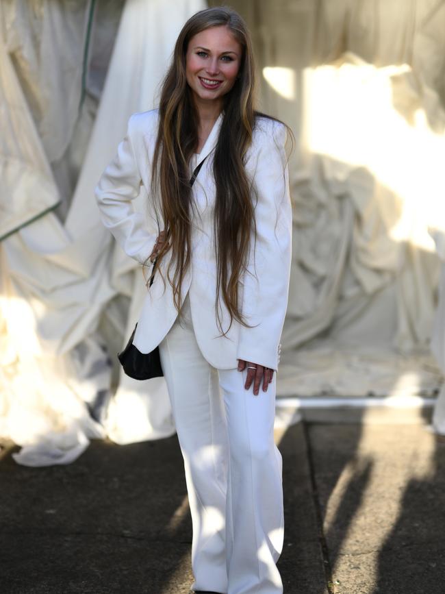 Grace Tame at the Maggie Marilyn show. Picture: James Gourley/Getty Images for AAFW