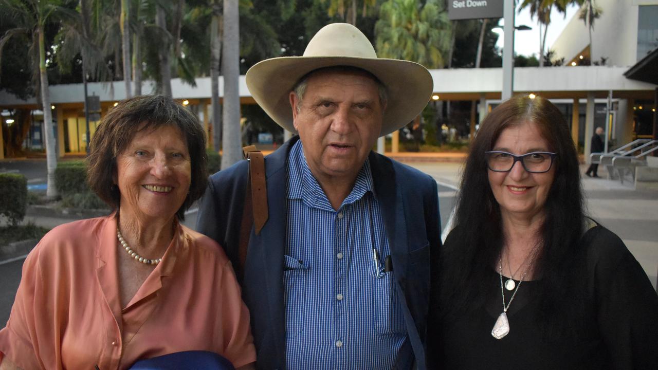 Jangga Operations representatives Liz Hatte, Col McLennan and Irene Leard at the 2020 Queensland Mining Awards at the MECC, Mackay, on Wednesday September 23. Picture: Zizi Averill