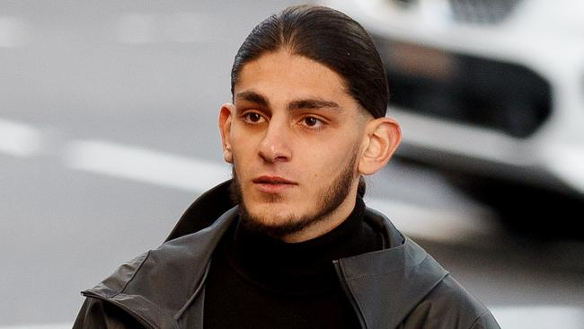 Mohammad Zreika, 19, arrives at Downing Centre Local Court charged over a brawl at Westfield Sydney. Picture: NCA NewsWire / Nikki Short