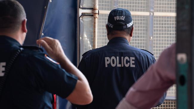 NT Police officers. Picture: Pema Tamang Pakhrin