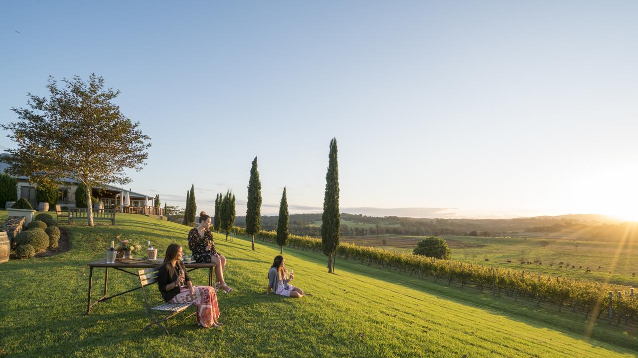 The stunning ‘wine pods’ take in the beautiful views of Cupitt’s winery.