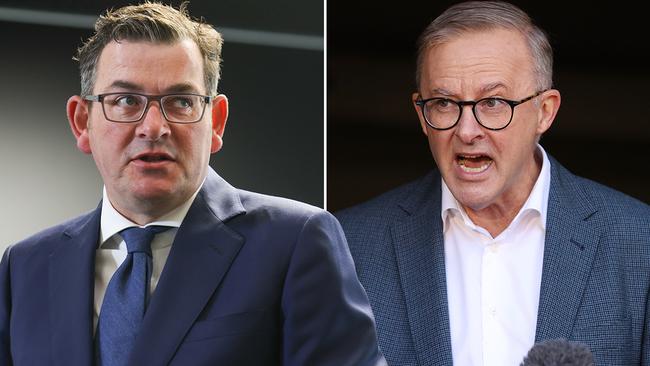 Anthony Albanese has yet to campaign publicly with Victorian Premier Daniel Andrews