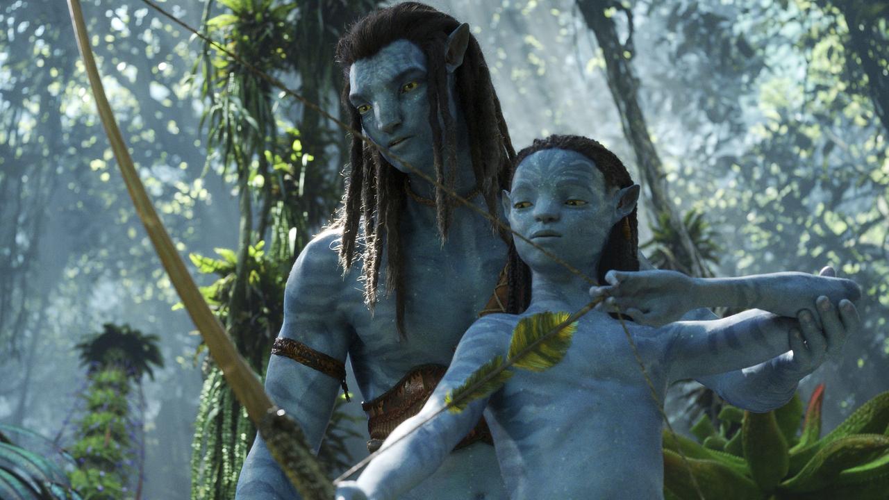 Jake Sully and Neteyam in Avatar: The Way Of Water. Picture: 20th Century Studios