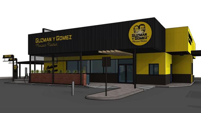 Stockland has proposed a new Guzman Y Gomez Mexican takeaway shop in Wendouree. Photo from development application.