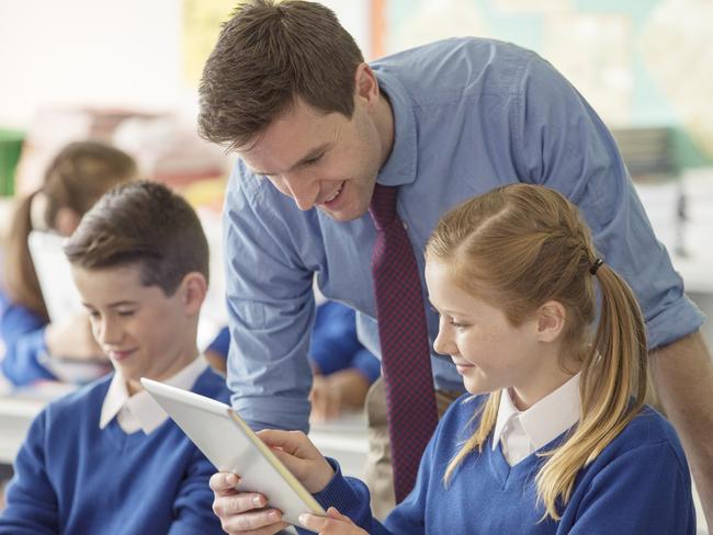 Generic school students, school kids, classroom, teacher Picture: Getty Images