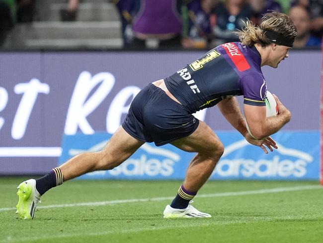 Ryan Papenhuyzen, Round 2: Storm vs Warriors. Picture: NRL Imagery.