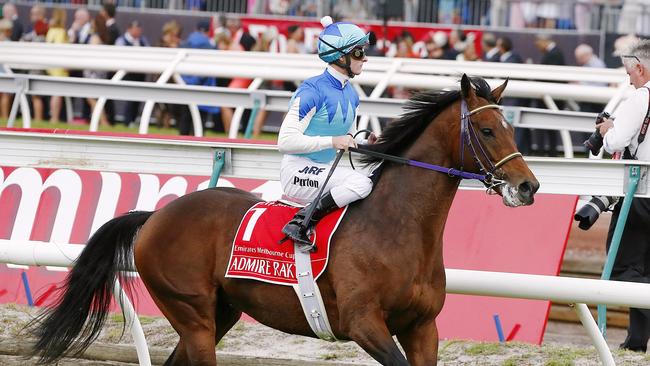 Admire Rakti after finishing the race. Picture: Wayne Ludbey