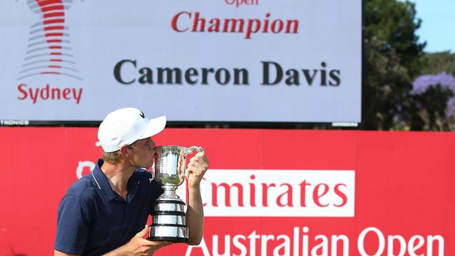 Cameron Davis won the 2107 Australian Open. Picture: Jason McCawley/R&amp;A/R&amp;A via Getty Images