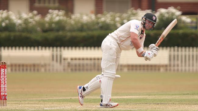 Tom Jagot bats for UTS North Sydney at Rosedale Oval, Warwick Farm, Saturday, 14th December 2019. (AAP IMAGE / Robert Pozo)