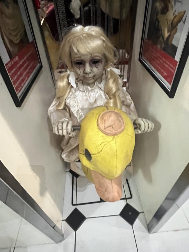 Dolls at the Haunted Doll Museum in Maryborough.