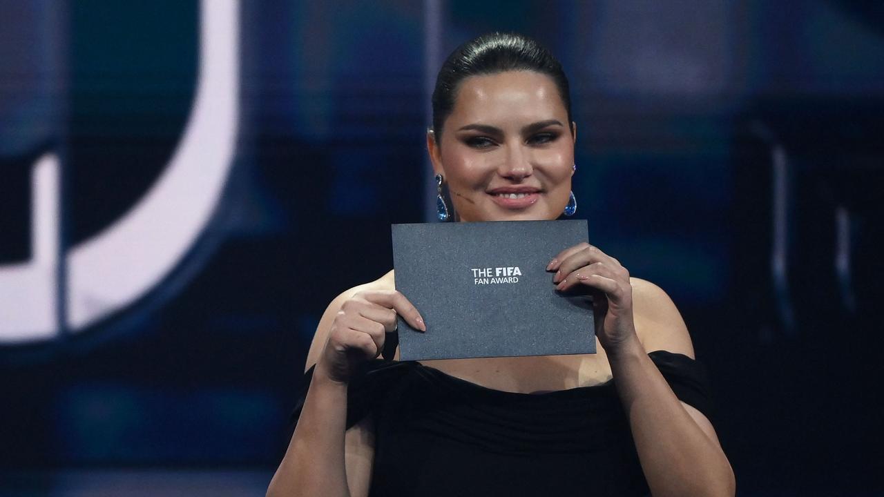 What a global football ambassador actually looks like. Photo by FRANCK FIFE / AFP.