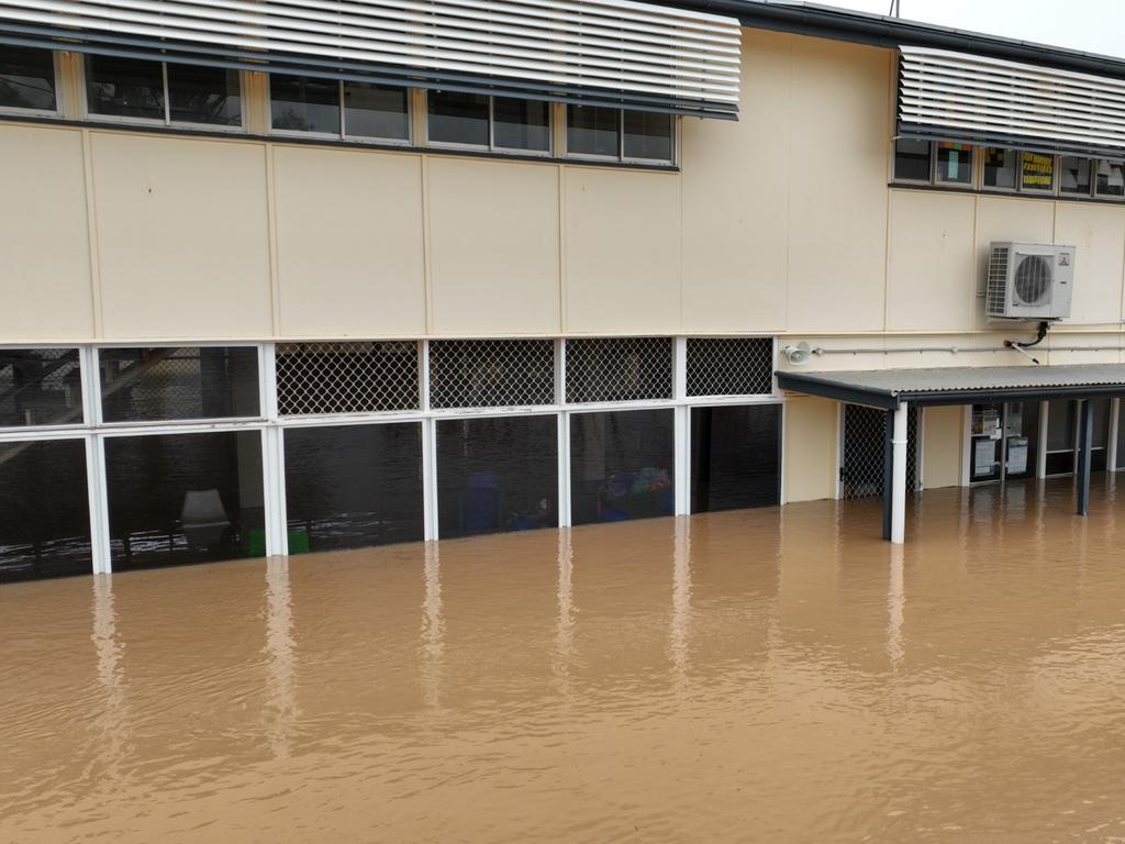 Thargomindah has been inundated with flood water
