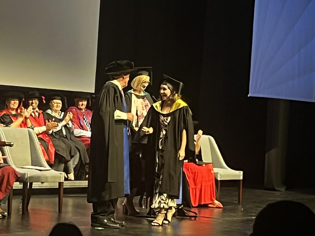 The University of the Sunshine Coast graduation ceremony at Maryborough's Brogla Theatre.