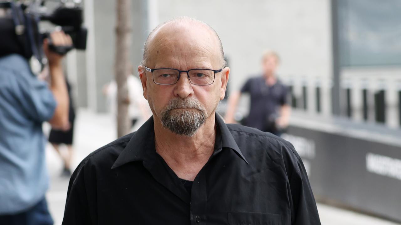 Witness Peter Koenig leaving Brisbane Supreme Court. Picture: Liam Kidston