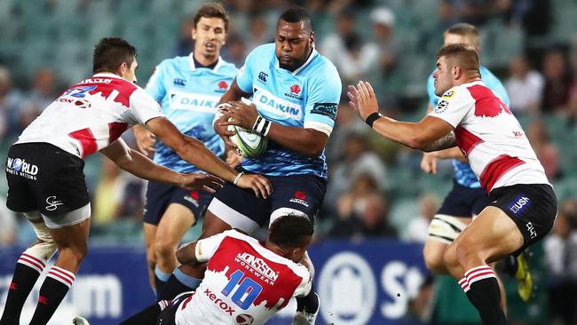 The Waratahs crashed back to Earth against the Lions, as they were kept pointless for the first time in their history.