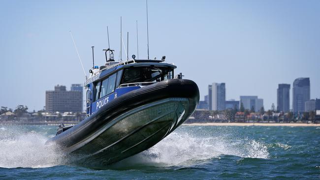 Victorian water police will be out in force along the Mornington Peninsula during the Australia Day weekend. Picture: Mark Stewart