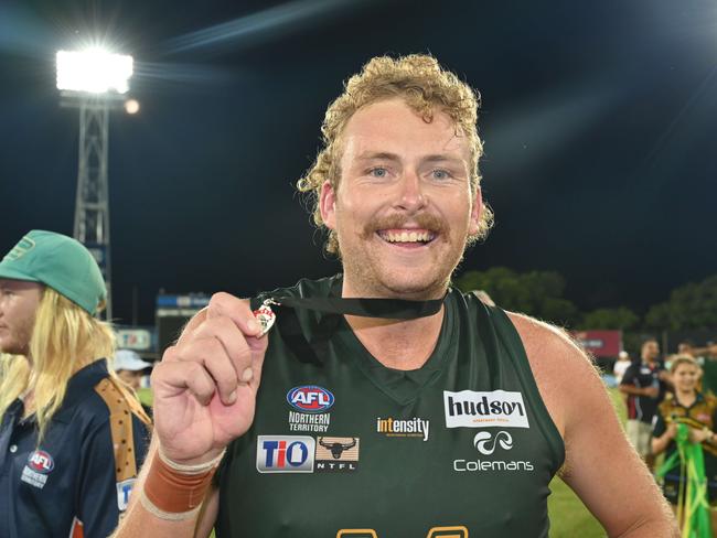 Jackson Calder won the Chaney Medal for the best on ground in the 2021-22 Men’s Premier League grand final. Picture: Julianne Osborne.