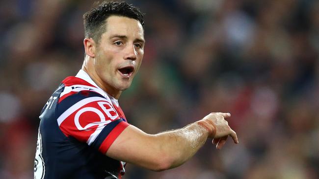 Cooper Cronk, playing with a broken scapula, was basically an on-field coach. Picture: Getty Images.