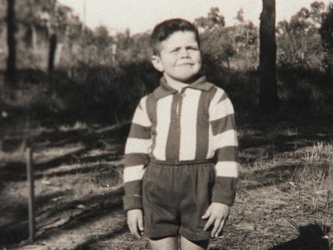 15/07/99-Football's Best of the Century-Leigh Matthews aged 6 when he was the club mascot for the LangwarrIn Football Club.Langwarrin wore the colours of Nth. Melbourne and North was the team Matthew's first followed. f/l. /football