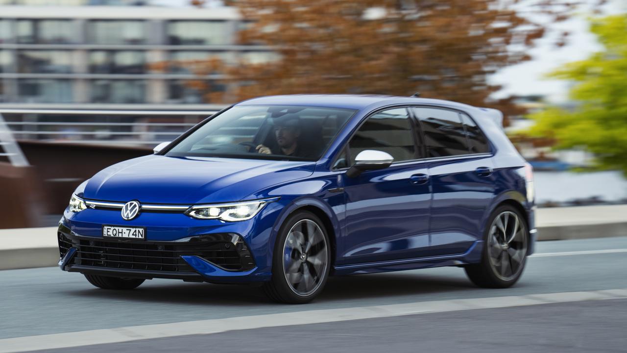 The 2022 Volkswagen Golf R has a zero to 100km/h sprint time of less than five seconds.