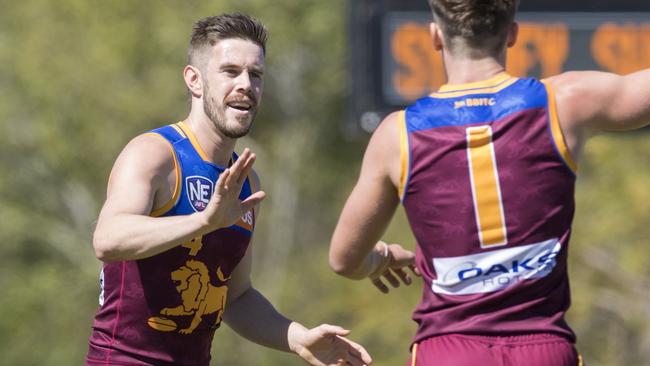 Ryan Bastinac playing for the Lions’ NEAFL side last season.