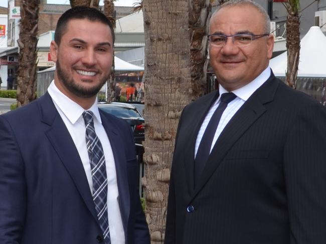 Former Auburn Deputy Mayor Salim Mehajer with former Mayor Ronney Oueik.