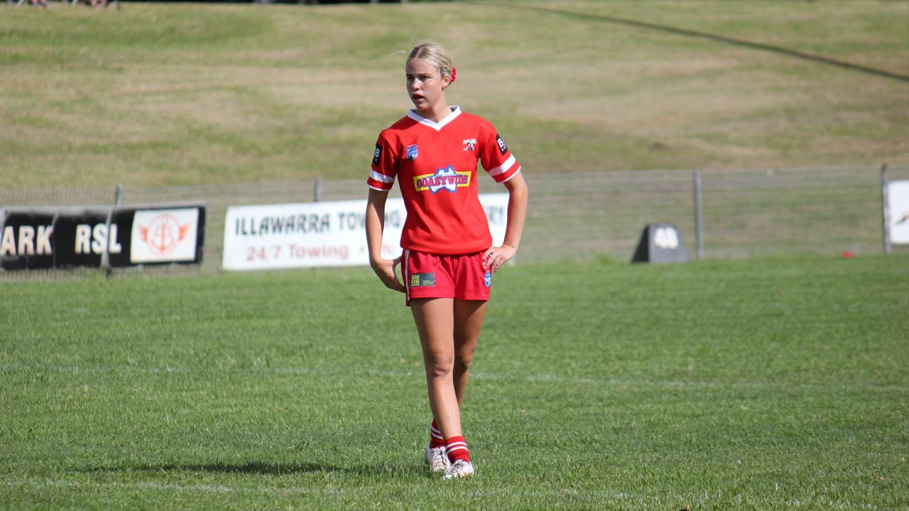 Maddison Lewis of the Illawarra Steelers Lisa Fiaola Cup side. Picture: Kevin Merrigan