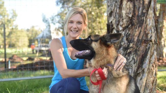 Councillor Brooke Savige and Ellie want another Bribie Island dog off-leash beach.