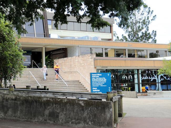 The Tweed Shire Council chambers at the Murwillumbah Civic Centre.