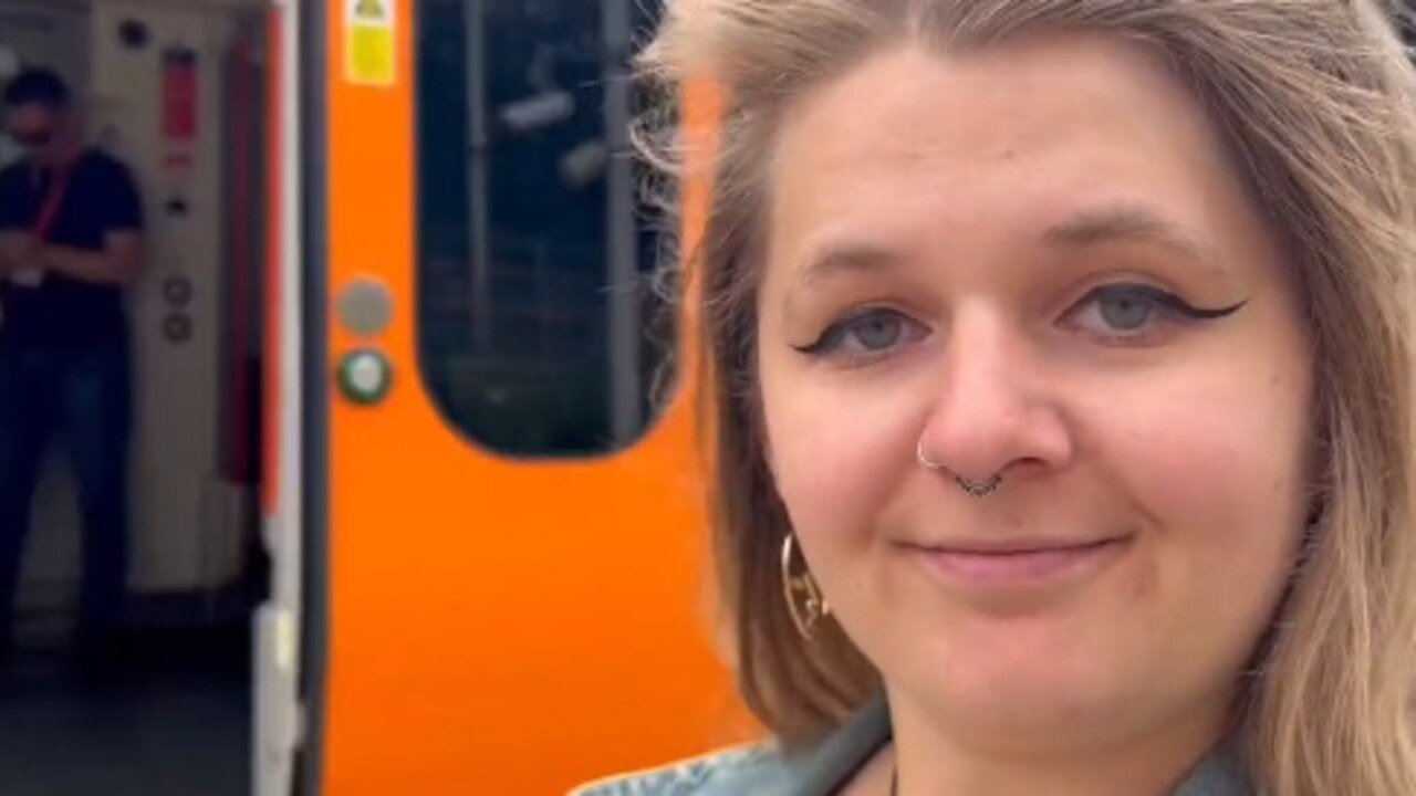 A woman was left with no choice but to watch her train leave without her on it because of an infuriating public transport issue.