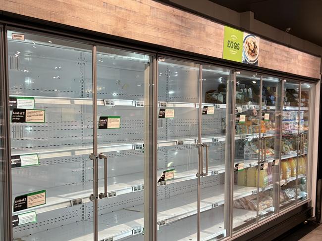 SYDNEY, AUSTRALIA : Newswire Photos- JULY 02 2024: A view of a Woolworths supermarket in Mortdale , as there is an egg shortage caused by bird flu outbreak in the Hawksberry region north of Sydney resulting in a limit of cartons per purchase per customer. Picture: Newswire