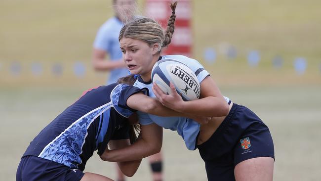 CHS's Lacey Cross with the ball.