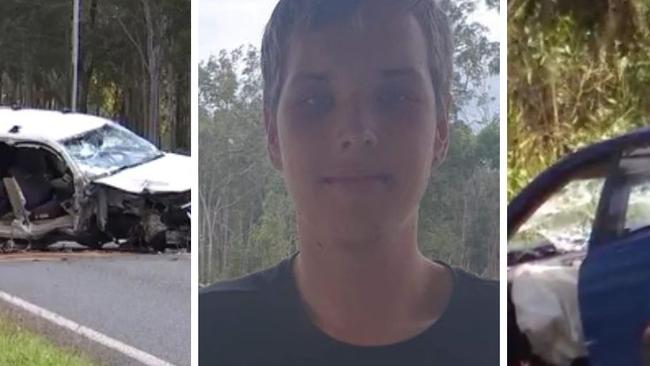 Blake Hickey remains in Hervey Bay Hospital recovering from ;life threatening’ injuries he received in a crash at Takura, which left a second man with chest, pelvic and leg injuries.