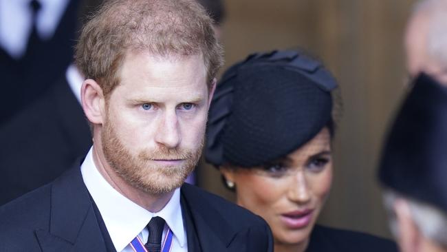 Prince Harry and Meghan. Picture: WPA Pool/Getty