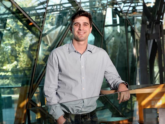 18/03/2019 Afterpay founder and CEO Nick Molnar at Federation Square in Melbourne.Picture : David Geraghty / The Australian.