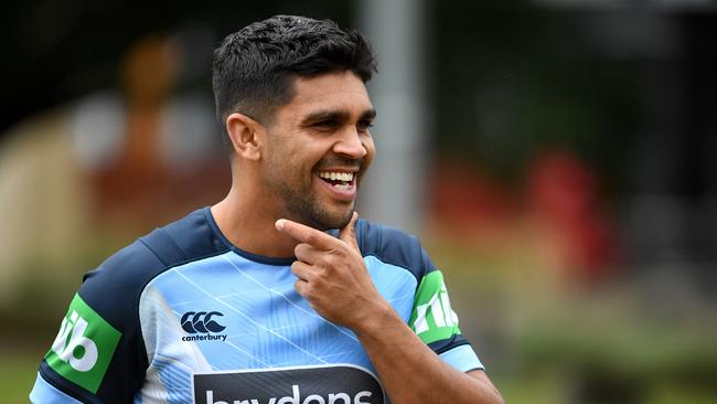 Latrell Mitchell is a $12 chance with PointsBet to be the first tryscorer tonight. photo: AAP