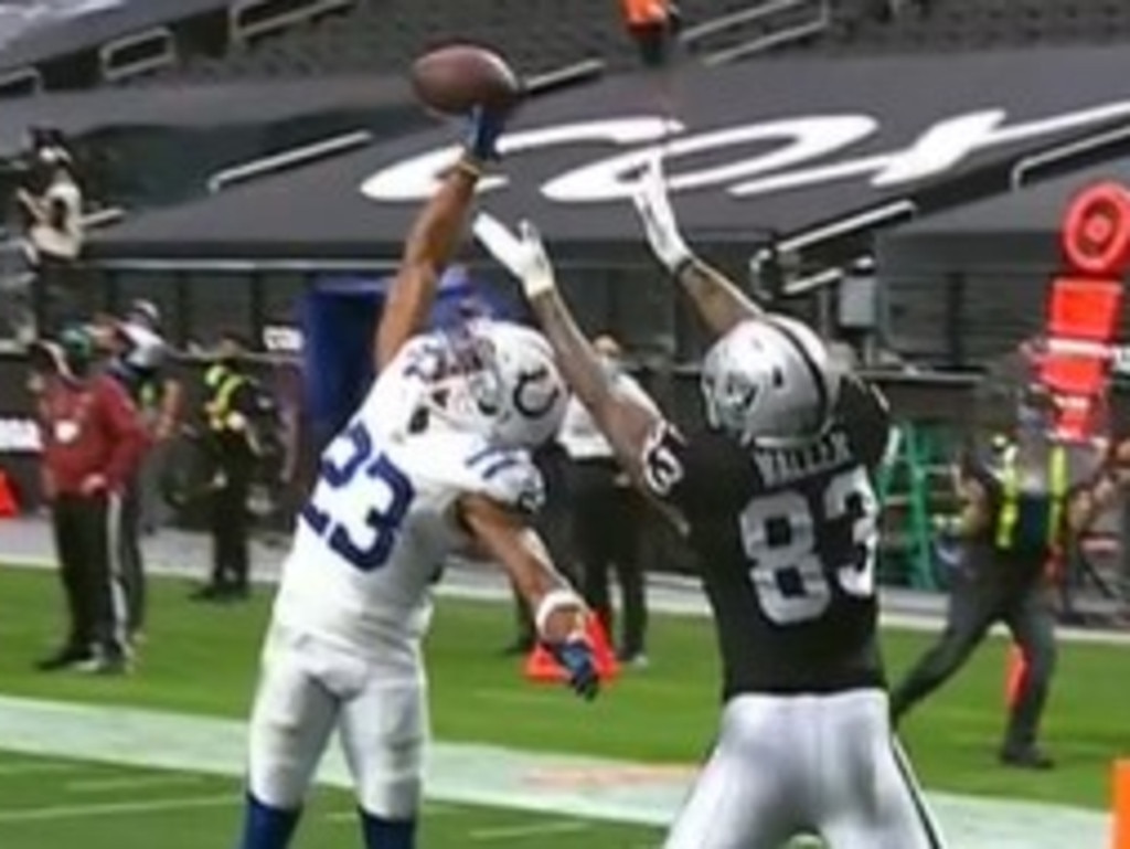 What a grab from Kenny Moore.