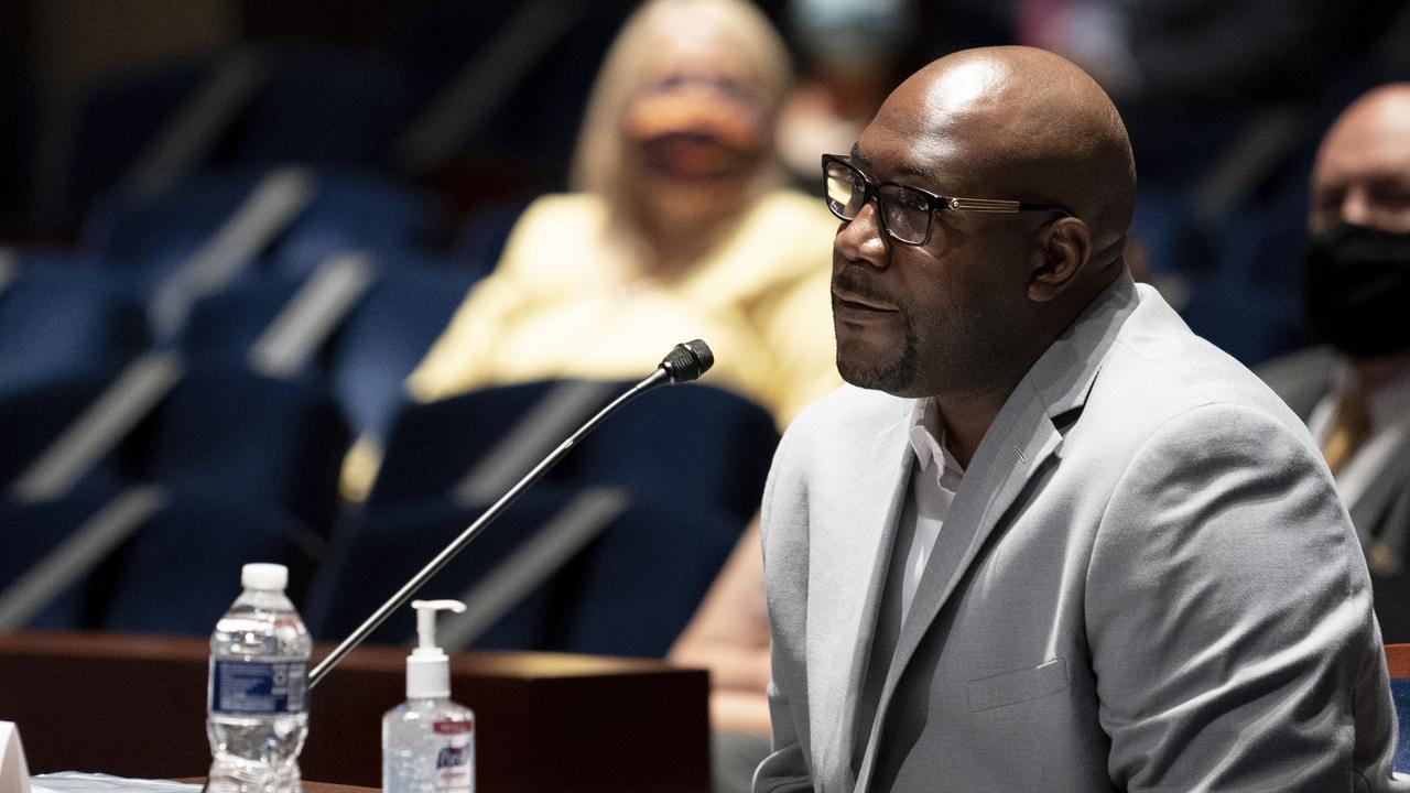 Philonise Floyd, brother of George Floyd, testifies during a House Judiciary Committee hearing on proposed changes to police practices. Picture: Erin Schaff/The New York Times via AP