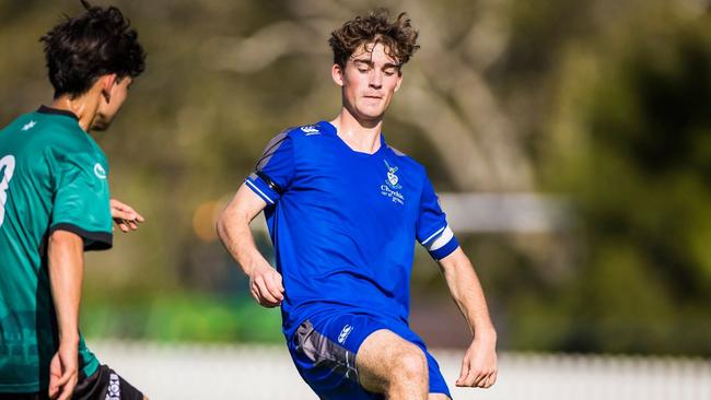 Luke O'Sullivan in action for Churchie.