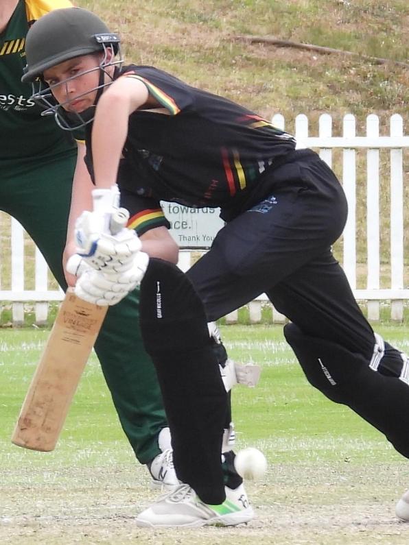 Xander Carstens at the crease for Penrith. Picture: Penrith Cricket Club