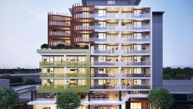 Ringwood's 10-storey 233 East development is on track to be finished in July.