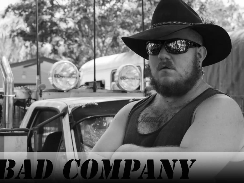 James Wood and his ute Bad Company star in the doco.