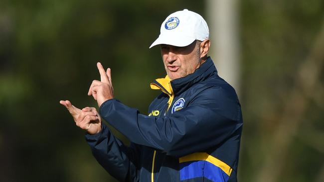 Brad Arthur has the Eels undefeated after five rounds of the 2020 season. Picture: AAP Image/Joel Carrett