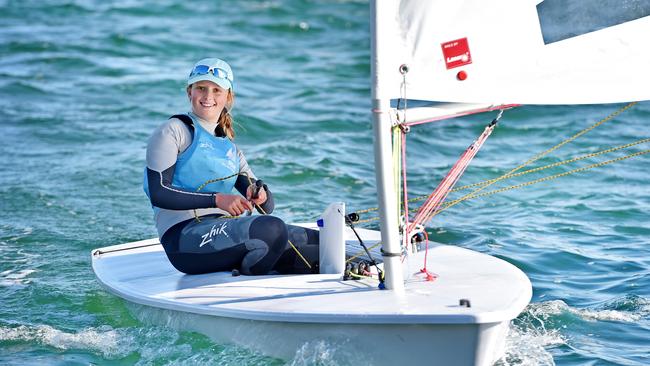 Freshwater sailor Evie Saunders has been nominated for the 2019 Local Sports Stars competition. Pictures: Troy Snook