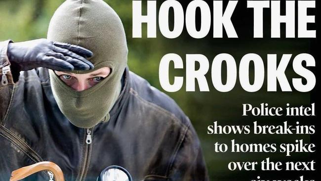 Hook the Crooks is a summer campaign against break and enter crimes in our community, involving Coffs Clarence Police and The Coffs Coast Advocate. Picture: Centro Art