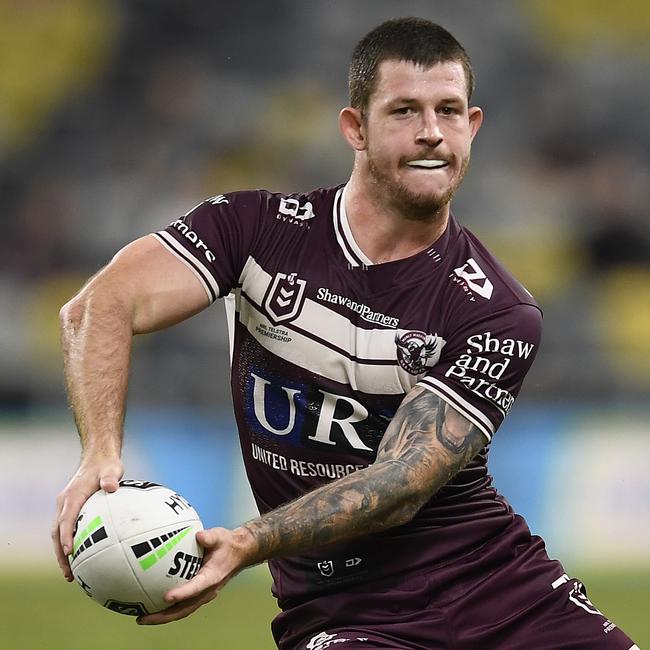 Cade Cust is tipped to win the race to start at hooker for the Sea Eagles. Picture: Ian Hitchcock/Getty Images