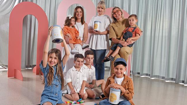 Mumamoo’s team of three entrepreneurial Adelaide mums are taking on the $70 billion global infant formula industry. Picture: Tom Huntley