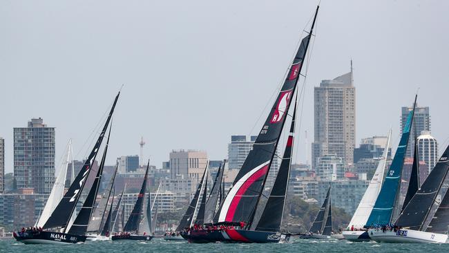 26-12-19 - The start of the 75th Sydney to Hobart yacht race.Scallywag Picture By Ryan Osland