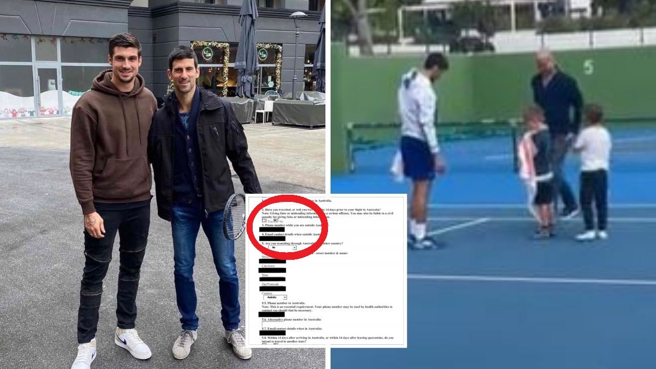 Novak Djokovic vaccination exemption: Border Force investigates travel declaration form